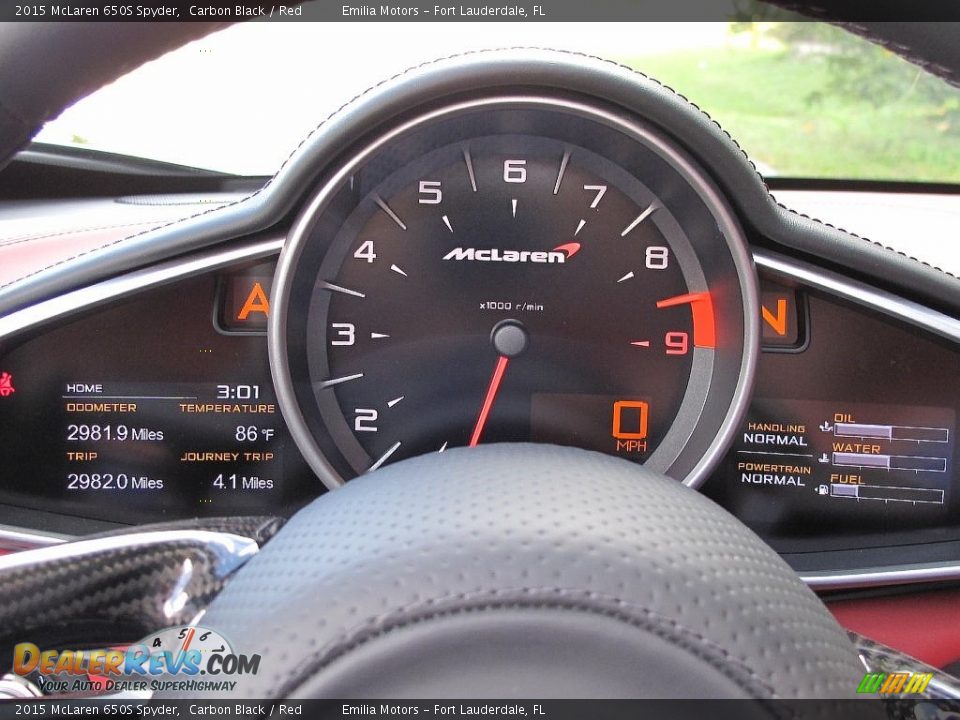 2015 McLaren 650S Spyder Gauges Photo #27