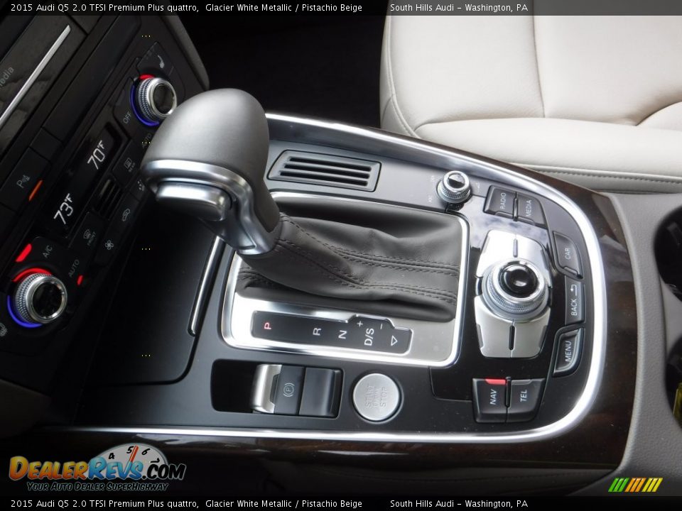 2015 Audi Q5 2.0 TFSI Premium Plus quattro Glacier White Metallic / Pistachio Beige Photo #27