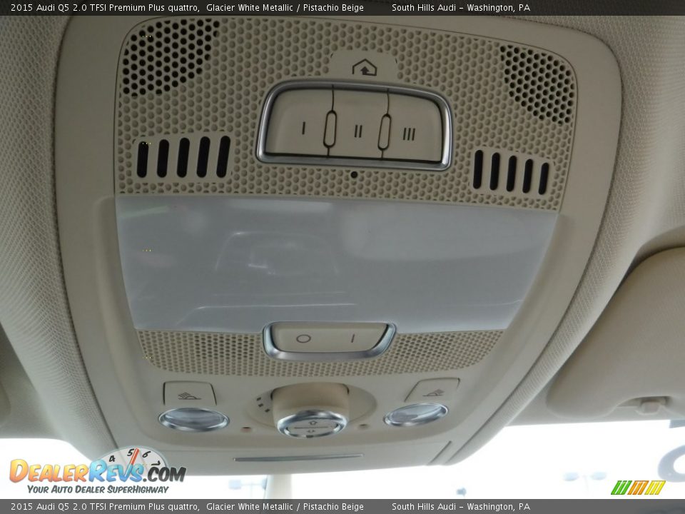 2015 Audi Q5 2.0 TFSI Premium Plus quattro Glacier White Metallic / Pistachio Beige Photo #28