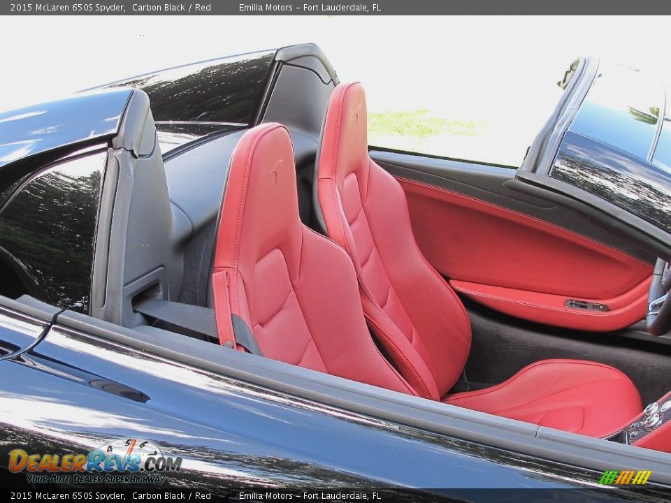 Front Seat of 2015 McLaren 650S Spyder Photo #32