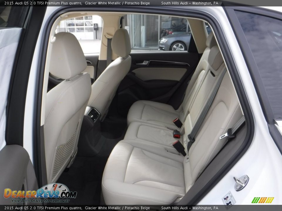 2015 Audi Q5 2.0 TFSI Premium Plus quattro Glacier White Metallic / Pistachio Beige Photo #32