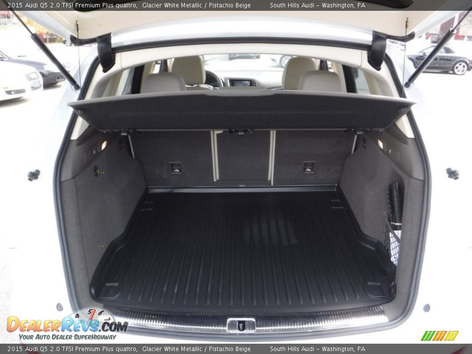 2015 Audi Q5 2.0 TFSI Premium Plus quattro Glacier White Metallic / Pistachio Beige Photo #33
