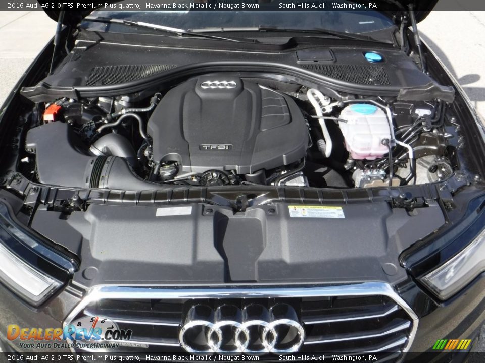 2016 Audi A6 2.0 TFSI Premium Plus quattro Havanna Black Metallic / Nougat Brown Photo #16