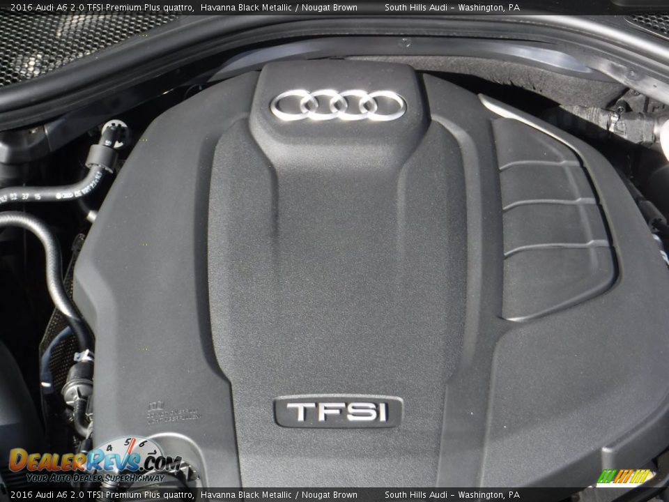 2016 Audi A6 2.0 TFSI Premium Plus quattro Havanna Black Metallic / Nougat Brown Photo #17