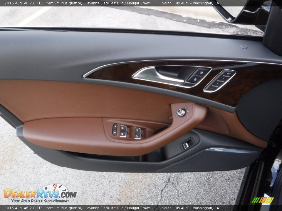 2016 Audi A6 2.0 TFSI Premium Plus quattro Havanna Black Metallic / Nougat Brown Photo #18