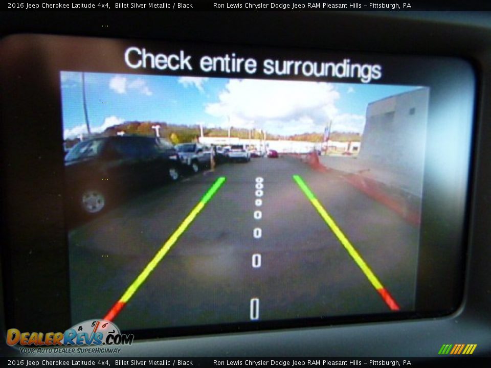 2016 Jeep Cherokee Latitude 4x4 Billet Silver Metallic / Black Photo #18