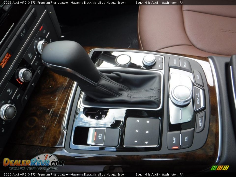 2016 Audi A6 2.0 TFSI Premium Plus quattro Havanna Black Metallic / Nougat Brown Photo #27