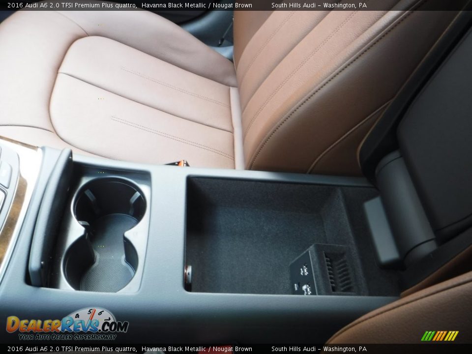 2016 Audi A6 2.0 TFSI Premium Plus quattro Havanna Black Metallic / Nougat Brown Photo #31