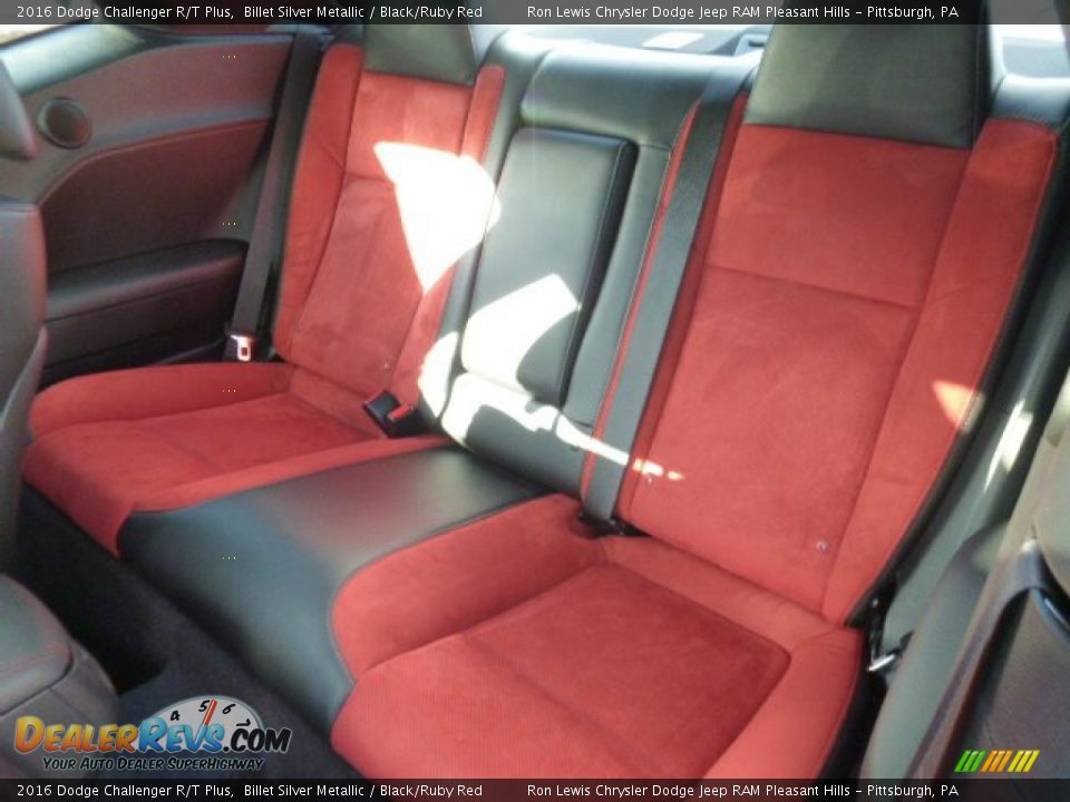 Rear Seat of 2016 Dodge Challenger R/T Plus Photo #10