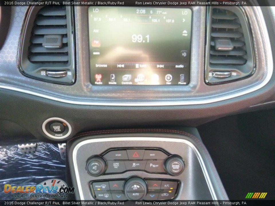 Controls of 2016 Dodge Challenger R/T Plus Photo #19