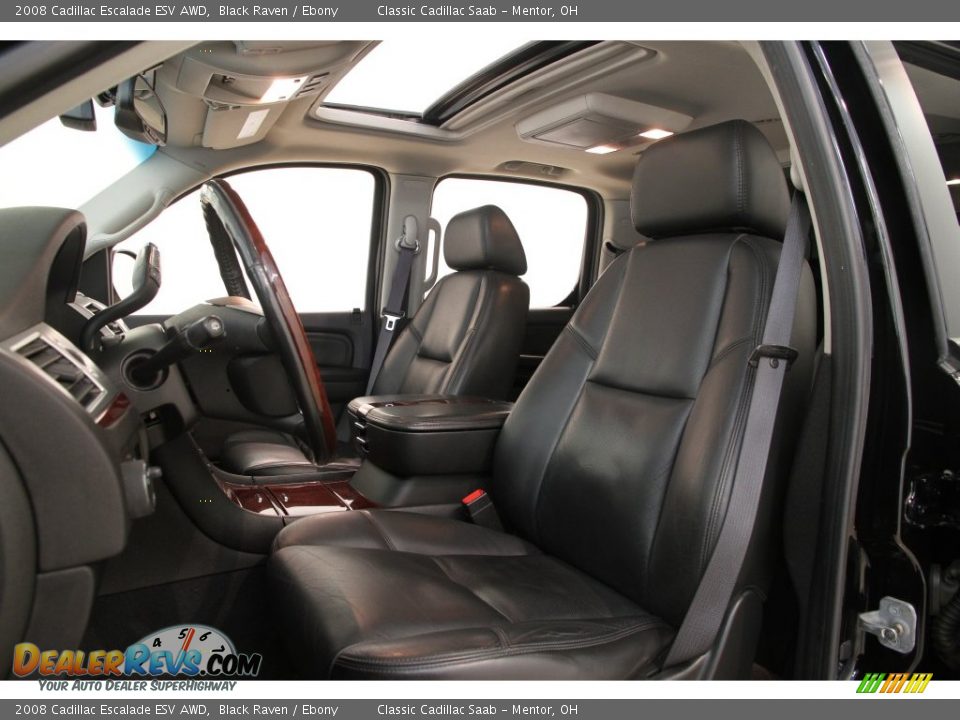 2008 Cadillac Escalade ESV AWD Black Raven / Ebony Photo #7