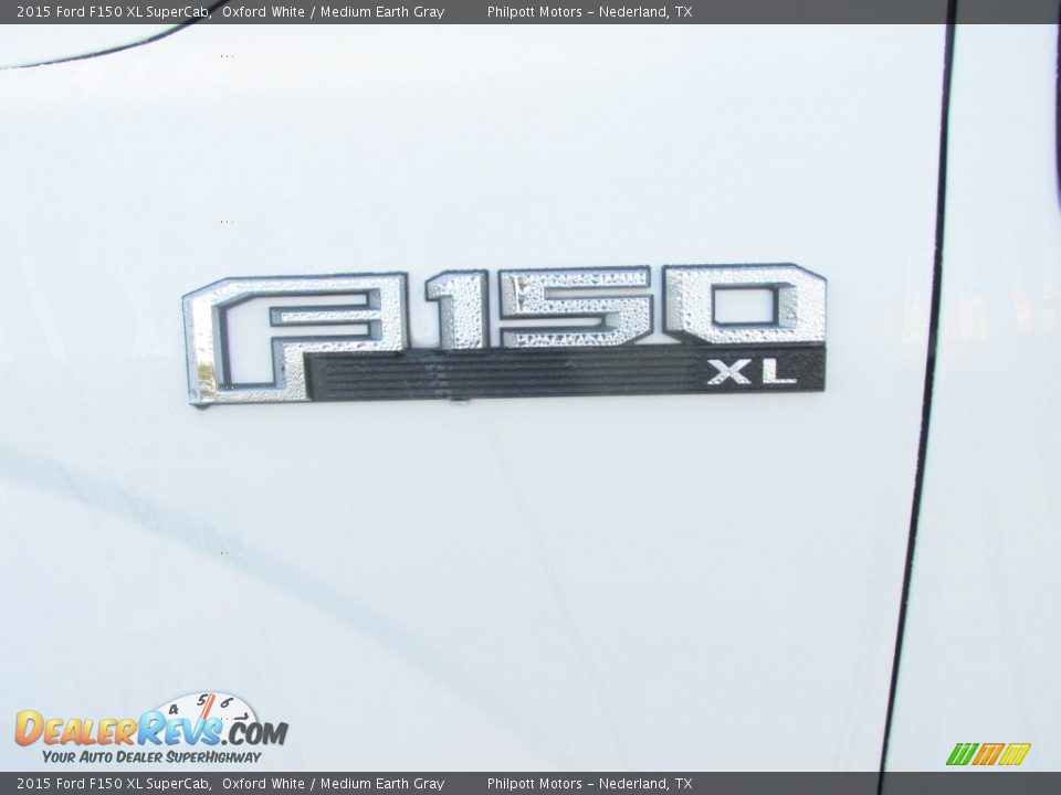 2015 Ford F150 XL SuperCab Oxford White / Medium Earth Gray Photo #12