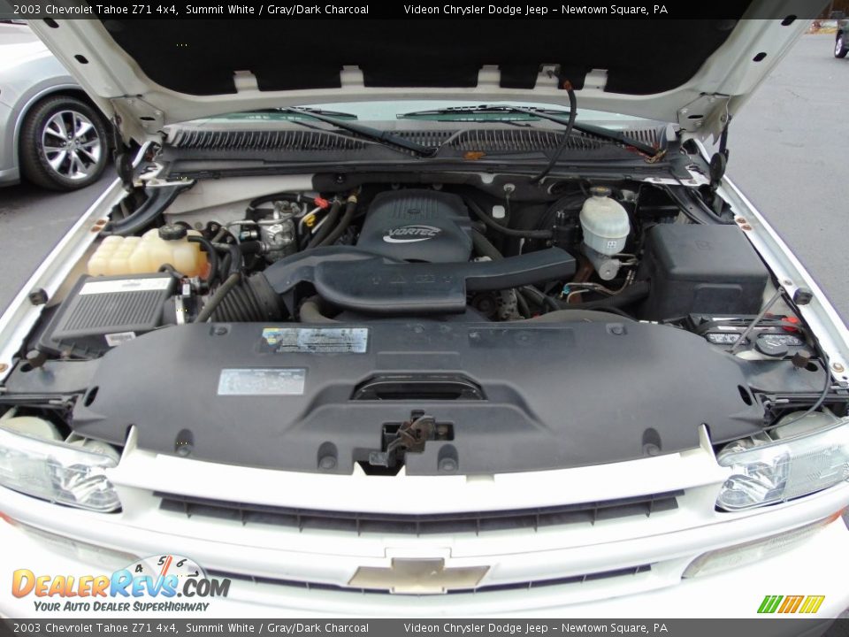 2003 Chevrolet Tahoe Z71 4x4 Summit White / Gray/Dark Charcoal Photo #11