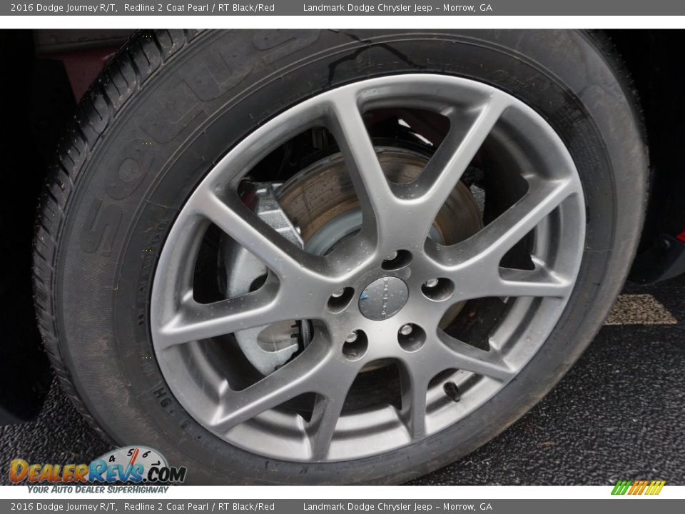 2016 Dodge Journey R/T Redline 2 Coat Pearl / RT Black/Red Photo #5