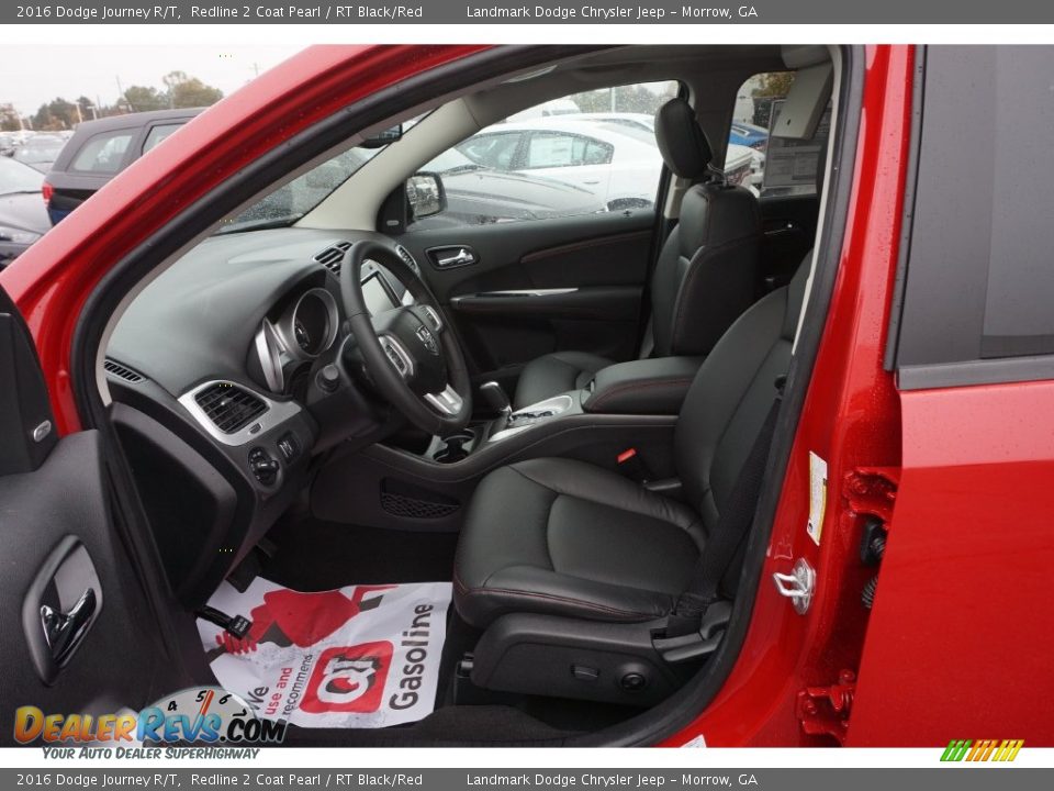 2016 Dodge Journey R/T Redline 2 Coat Pearl / RT Black/Red Photo #6