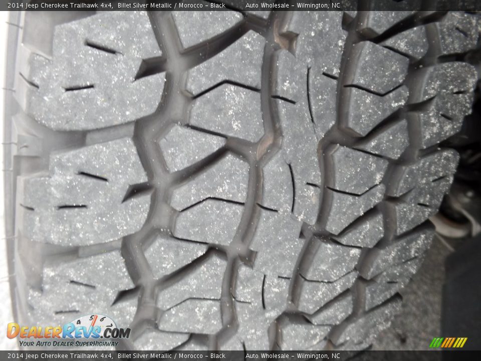 2014 Jeep Cherokee Trailhawk 4x4 Billet Silver Metallic / Morocco - Black Photo #9