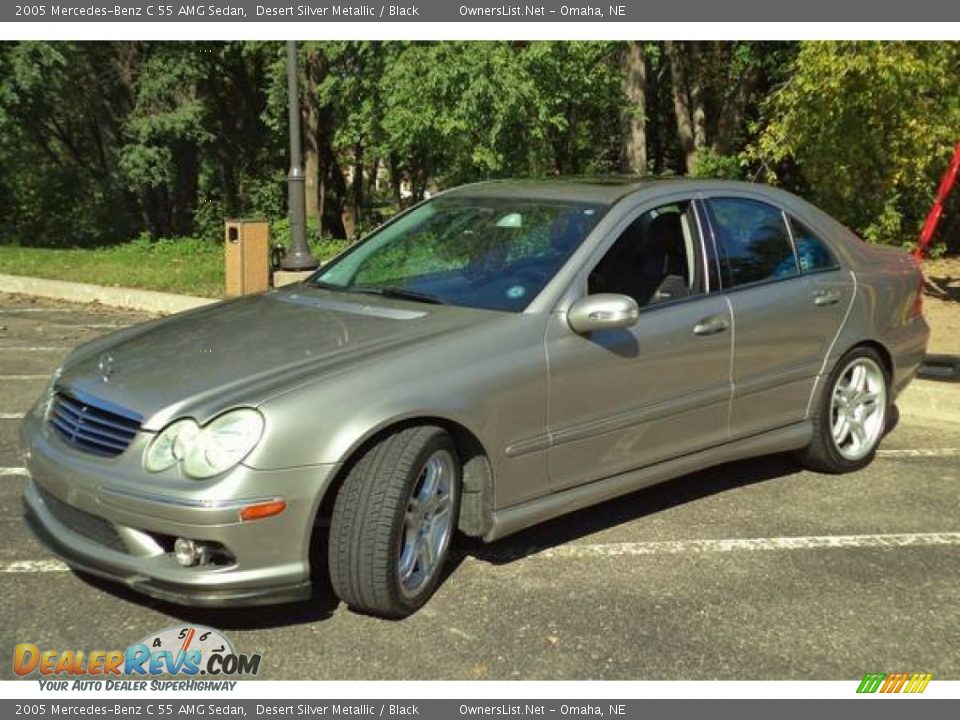 Front 3/4 View of 2005 Mercedes-Benz C 55 AMG Sedan Photo #2