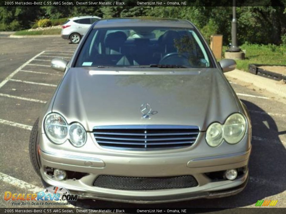 2005 Mercedes-Benz C 55 AMG Sedan Desert Silver Metallic / Black Photo #3