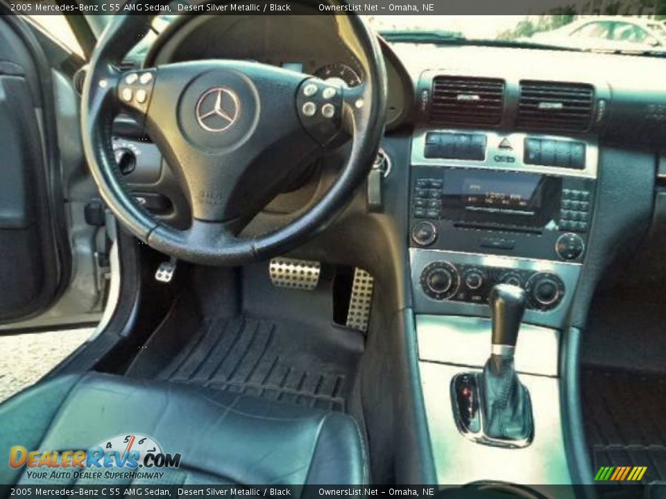 2005 Mercedes-Benz C 55 AMG Sedan Desert Silver Metallic / Black Photo #5