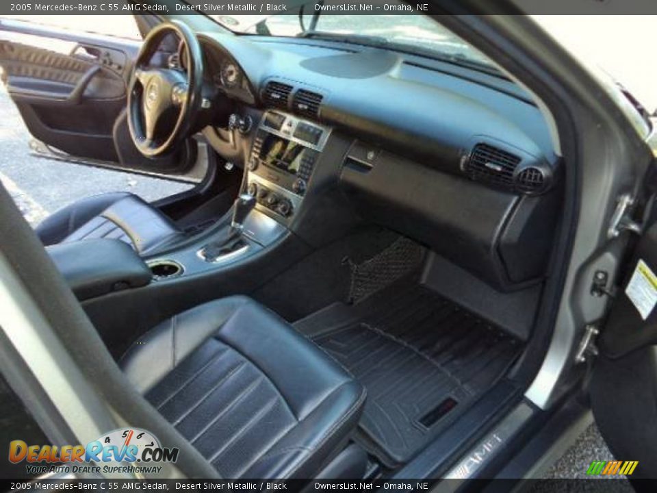 2005 Mercedes-Benz C 55 AMG Sedan Desert Silver Metallic / Black Photo #8