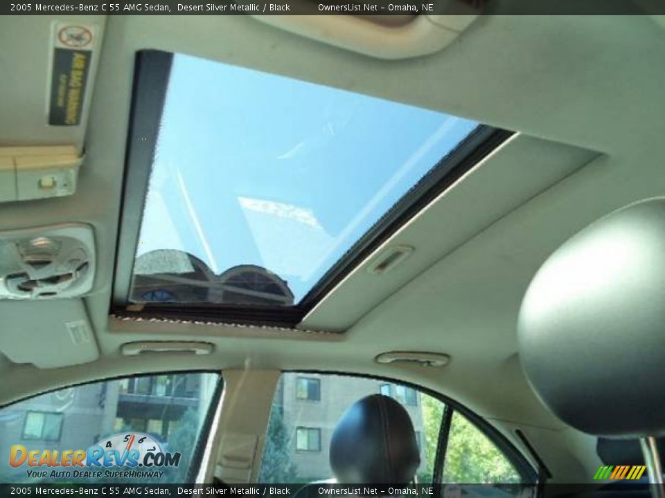 2005 Mercedes-Benz C 55 AMG Sedan Desert Silver Metallic / Black Photo #9