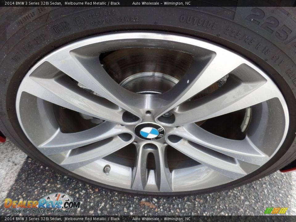 2014 BMW 3 Series 328i Sedan Melbourne Red Metallic / Black Photo #7