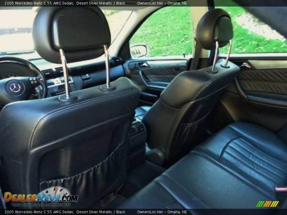 2005 Mercedes-Benz C 55 AMG Sedan Desert Silver Metallic / Black Photo #10