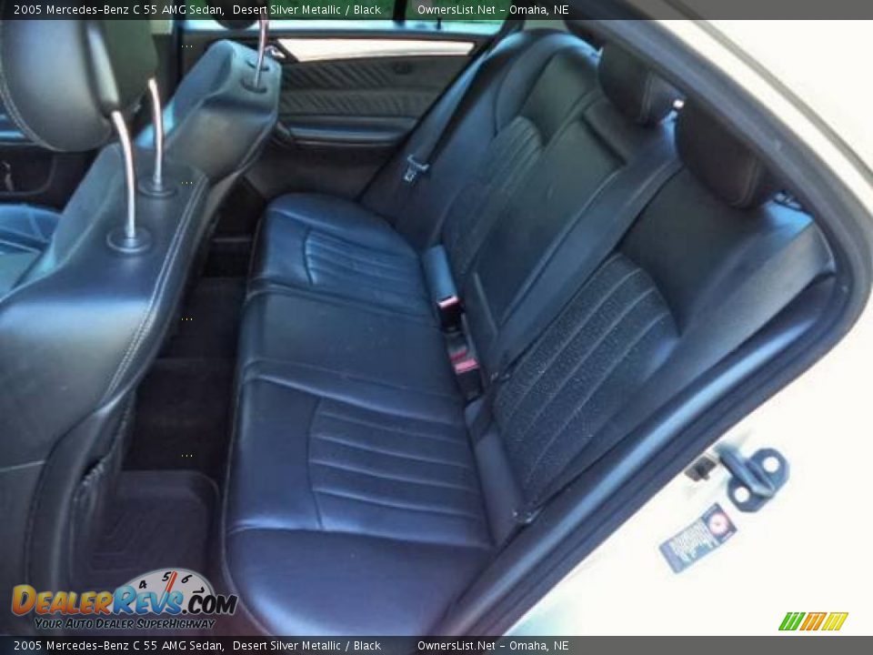 2005 Mercedes-Benz C 55 AMG Sedan Desert Silver Metallic / Black Photo #11