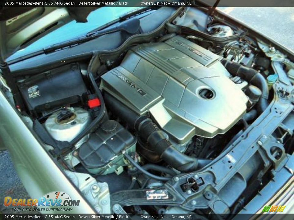 2005 Mercedes-Benz C 55 AMG Sedan Desert Silver Metallic / Black Photo #12