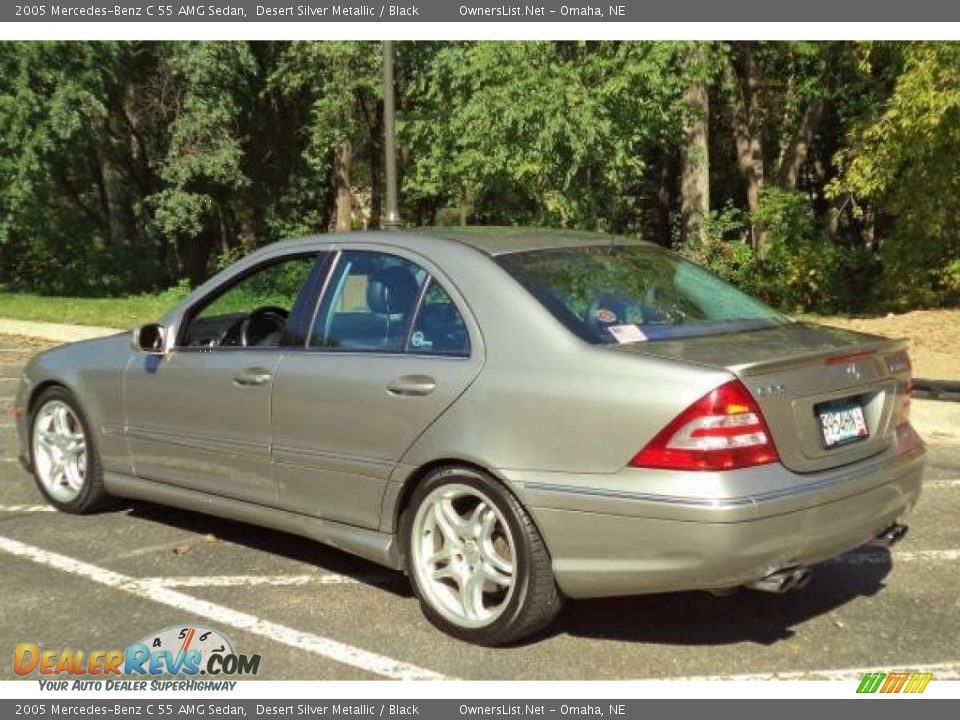 2005 Mercedes-Benz C 55 AMG Sedan Desert Silver Metallic / Black Photo #14