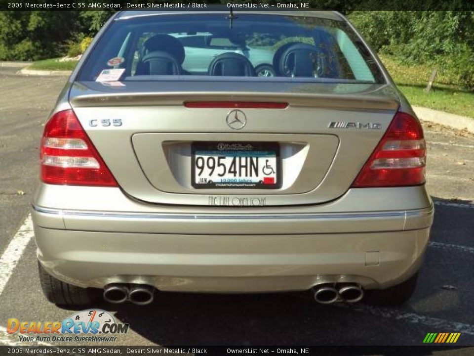 2005 Mercedes-Benz C 55 AMG Sedan Desert Silver Metallic / Black Photo #15