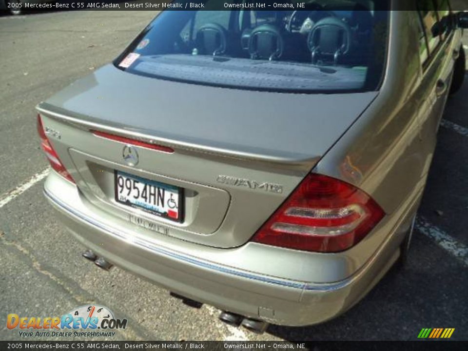 2005 Mercedes-Benz C 55 AMG Sedan Desert Silver Metallic / Black Photo #16