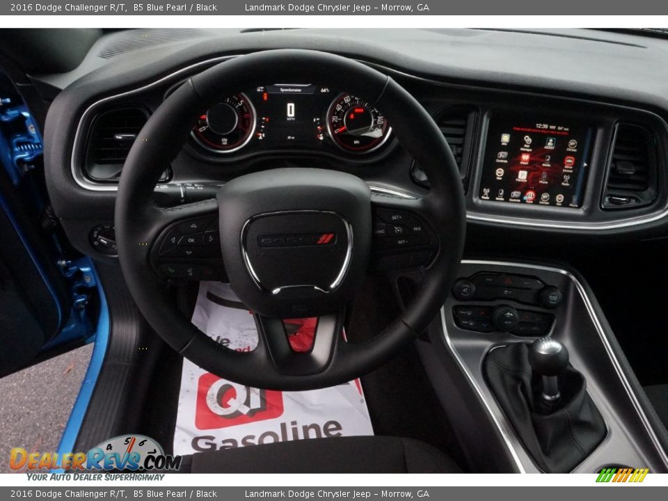 2016 Dodge Challenger R/T B5 Blue Pearl / Black Photo #7