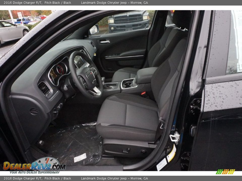 Black Interior - 2016 Dodge Charger R/T Photo #7