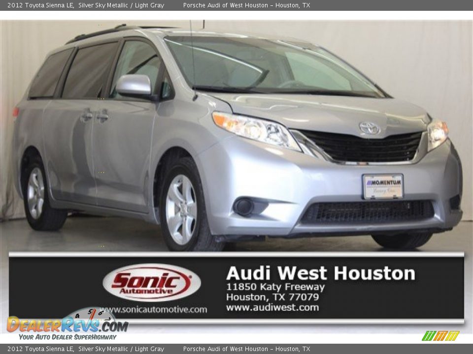 2012 Toyota Sienna LE Silver Sky Metallic / Light Gray Photo #1
