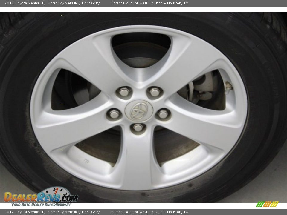 2012 Toyota Sienna LE Silver Sky Metallic / Light Gray Photo #5