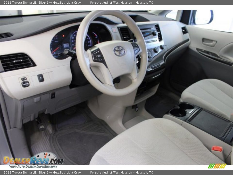 2012 Toyota Sienna LE Silver Sky Metallic / Light Gray Photo #15