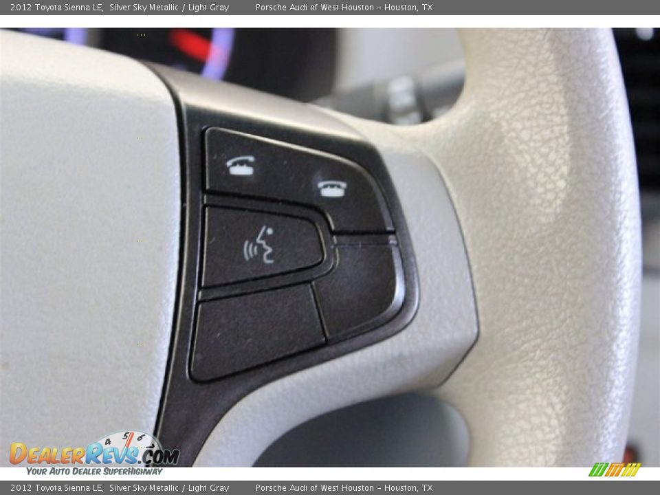 2012 Toyota Sienna LE Silver Sky Metallic / Light Gray Photo #24