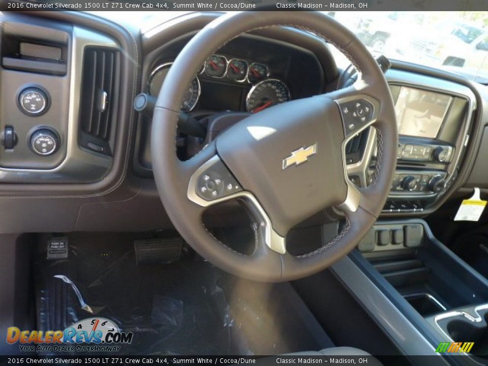 2016 Chevrolet Silverado 1500 LT Z71 Crew Cab 4x4 Summit White / Cocoa/Dune Photo #5