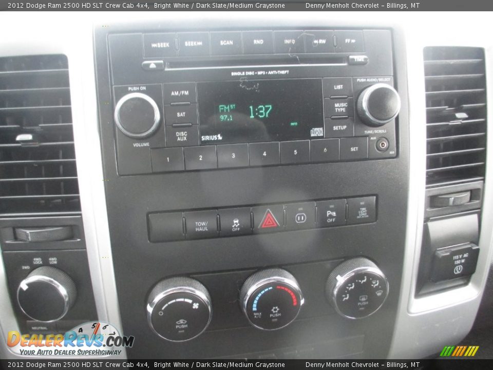 2012 Dodge Ram 2500 HD SLT Crew Cab 4x4 Bright White / Dark Slate/Medium Graystone Photo #12