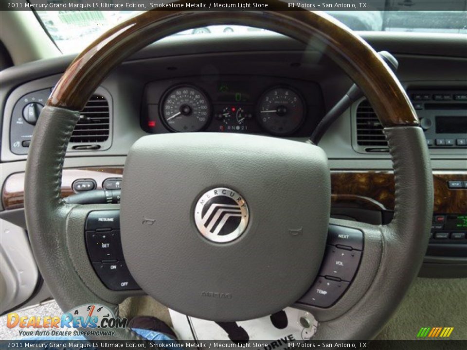 2011 Mercury Grand Marquis LS Ultimate Edition Smokestone Metallic / Medium Light Stone Photo #21