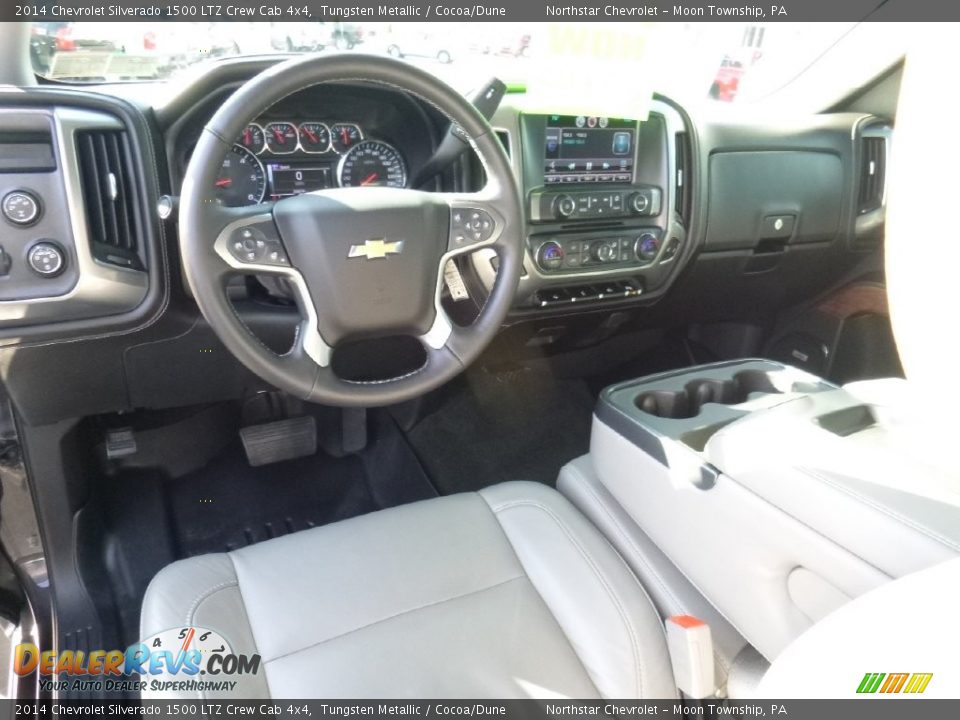 2014 Chevrolet Silverado 1500 LTZ Crew Cab 4x4 Tungsten Metallic / Cocoa/Dune Photo #15