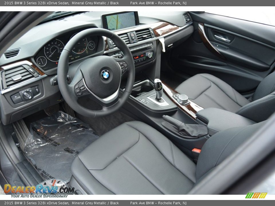 2015 BMW 3 Series 328i xDrive Sedan Mineral Grey Metallic / Black Photo #10