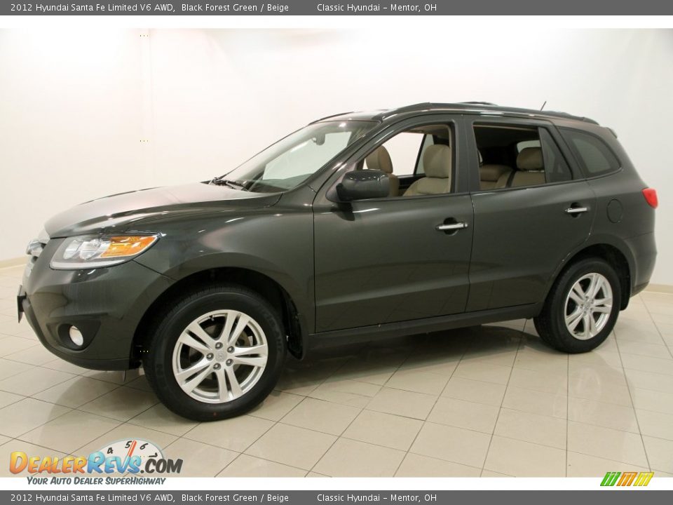 Front 3/4 View of 2012 Hyundai Santa Fe Limited V6 AWD Photo #3