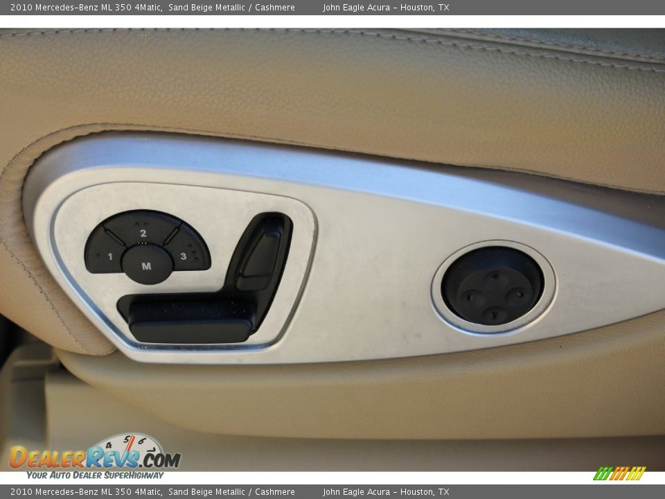 2010 Mercedes-Benz ML 350 4Matic Sand Beige Metallic / Cashmere Photo #27