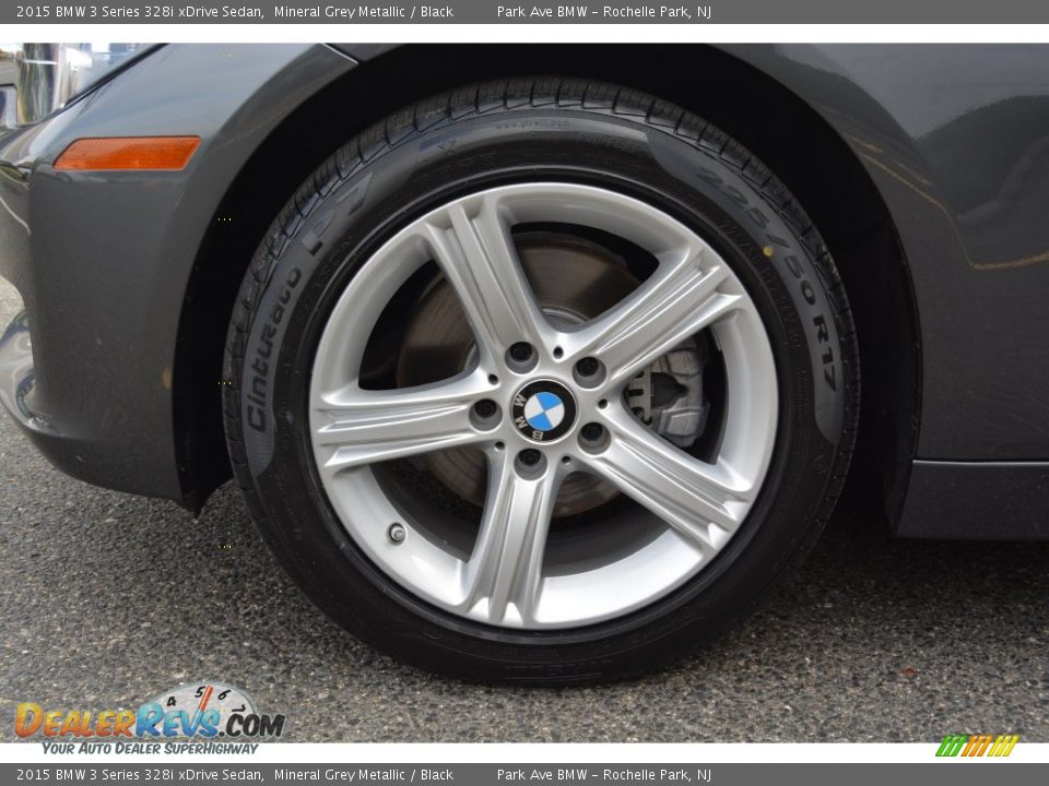 2015 BMW 3 Series 328i xDrive Sedan Mineral Grey Metallic / Black Photo #32