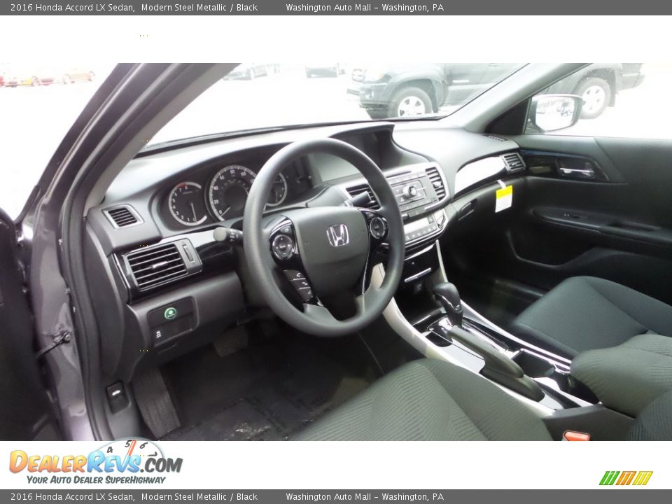 2016 Honda Accord LX Sedan Modern Steel Metallic / Black Photo #7