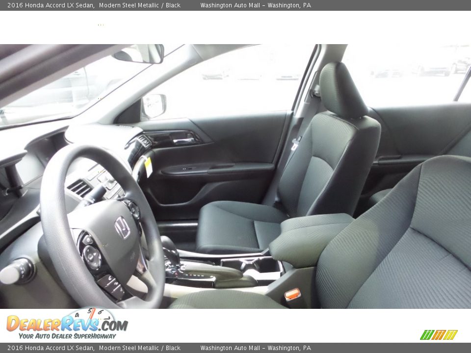 2016 Honda Accord LX Sedan Modern Steel Metallic / Black Photo #8