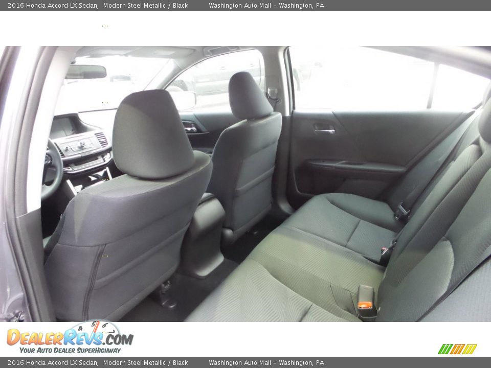 2016 Honda Accord LX Sedan Modern Steel Metallic / Black Photo #9