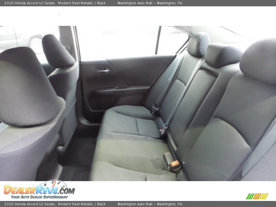 2016 Honda Accord LX Sedan Modern Steel Metallic / Black Photo #10